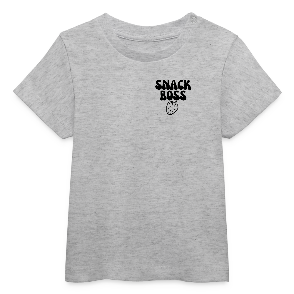Snack Boss Strawberry | 100% Organic - heather grey
