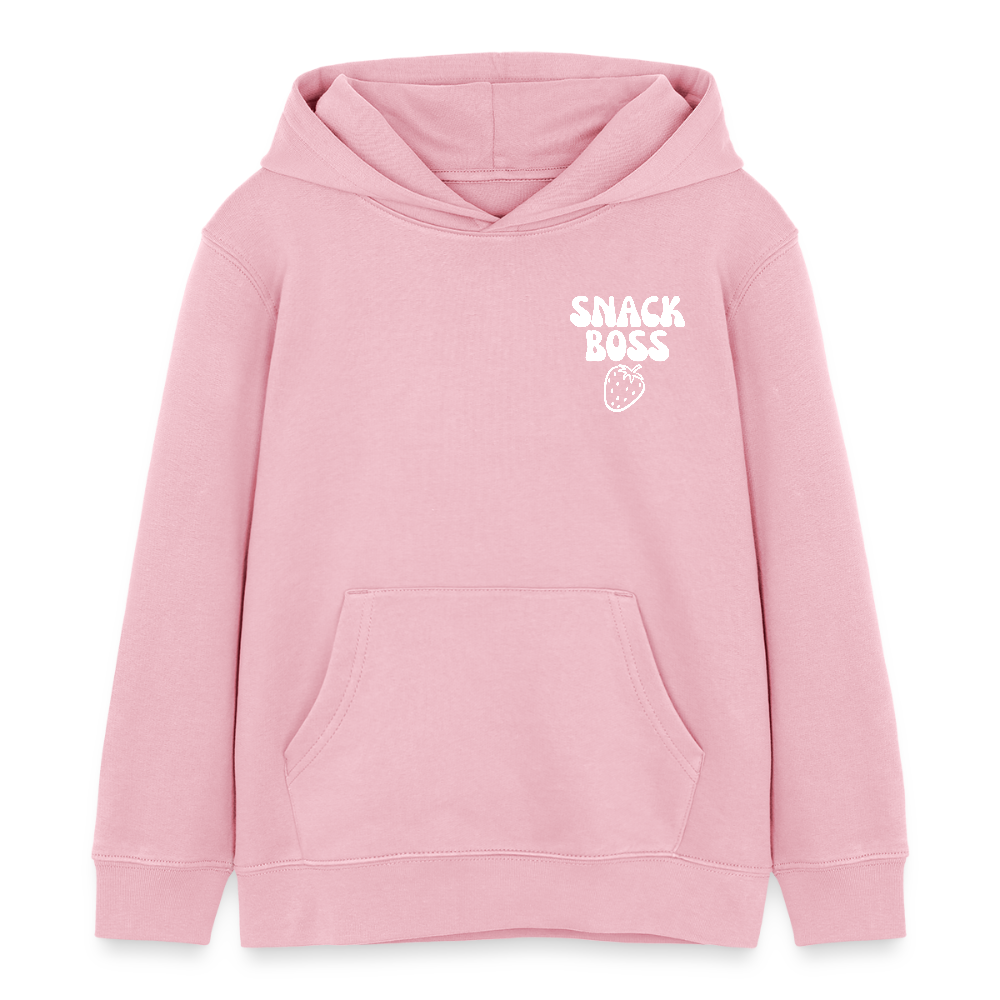 Snack Boss Strawberry | Kinder Pulli |100% Cotton - cotton pink