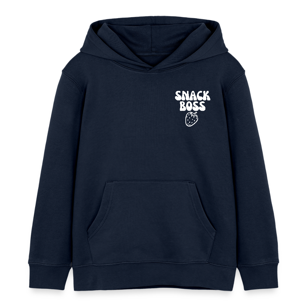 Snack Boss Strawberry | Kinder Pulli |100% Cotton - navy