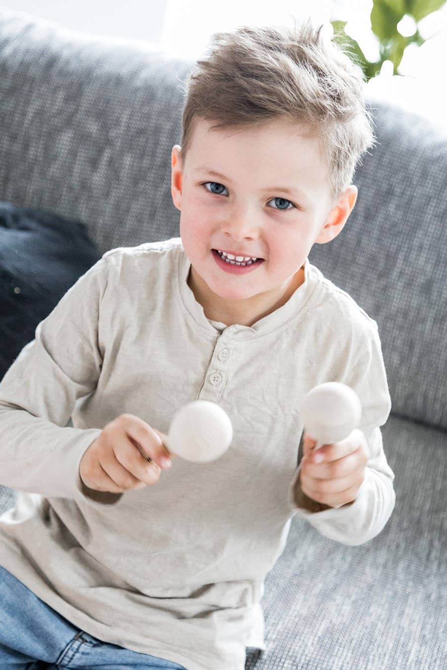 Maracas Rassel | Rassel | Babyspielzeug | Holzspielzeug
