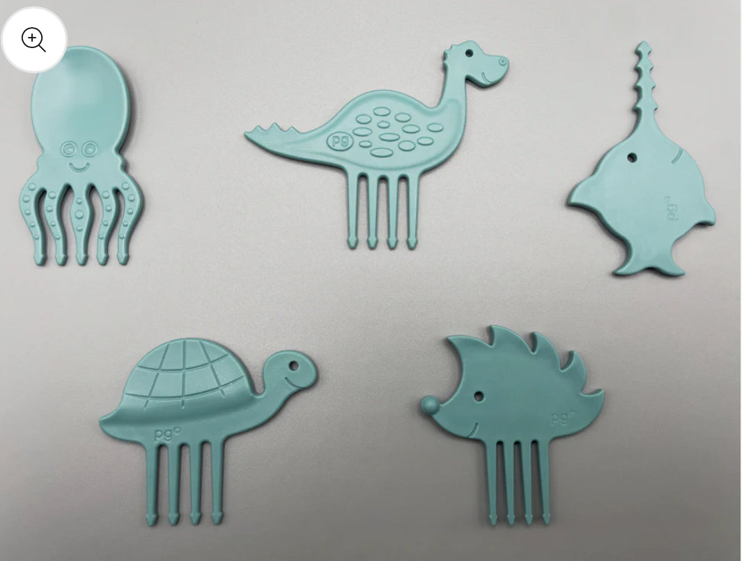 LAST CHANCE: PIEKSI 5ER SET "SHAPE SHIFTERS" 🦔🐢🦕🐙🐟