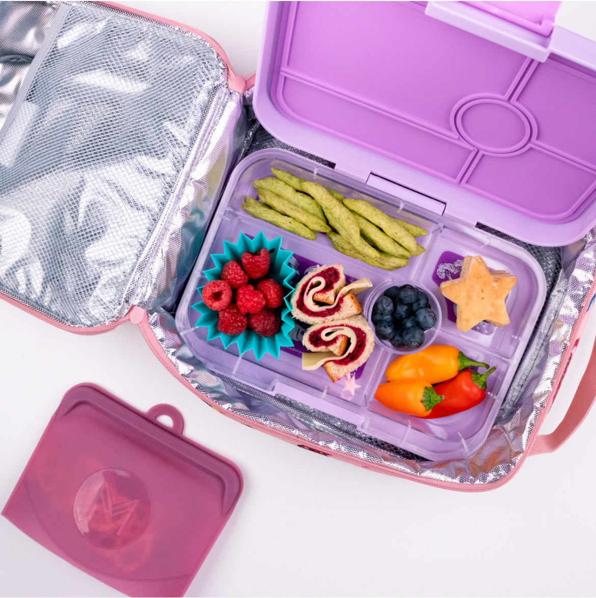 Jumbo Silikon Cups, 3er Set - Lunch Punch | Förmchen