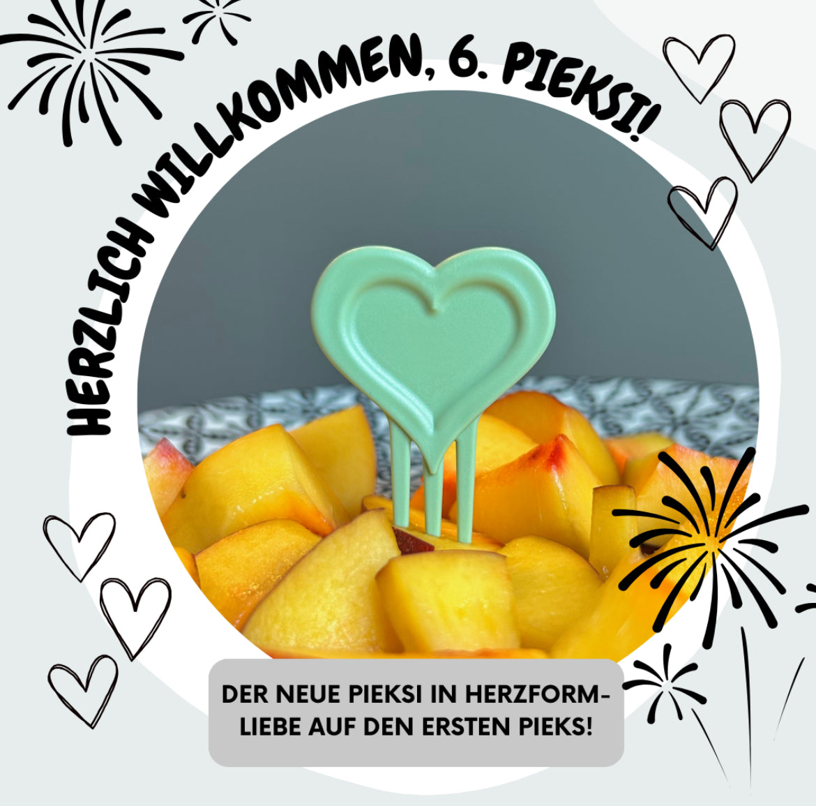 NEUER PIEKSI!!! Herz Pieksis „Love is all we need❤️“ 5er Set