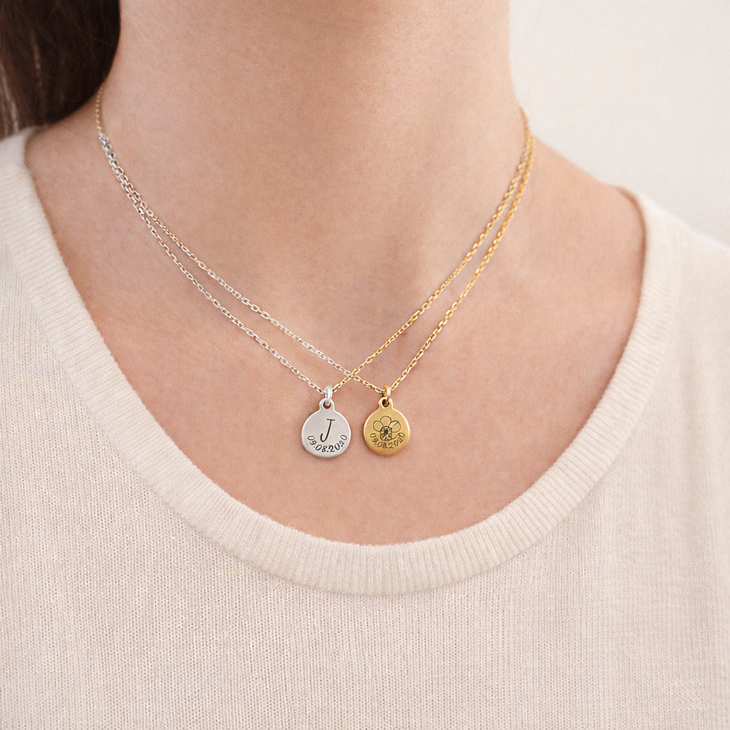 Kettenanhänger Rückseite nach Wunsch