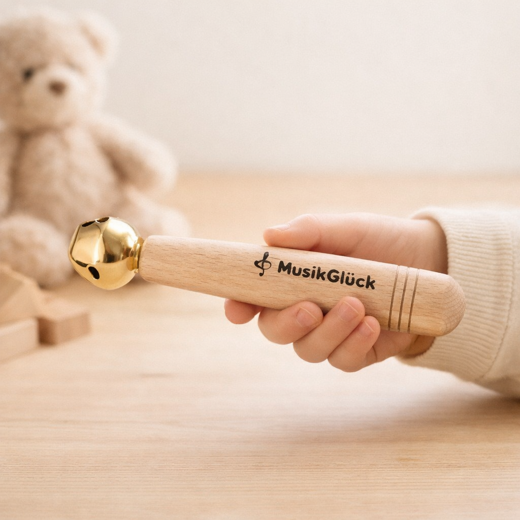 Glockenstab | Babyspielzeug | Holzspielzeug | Greifling