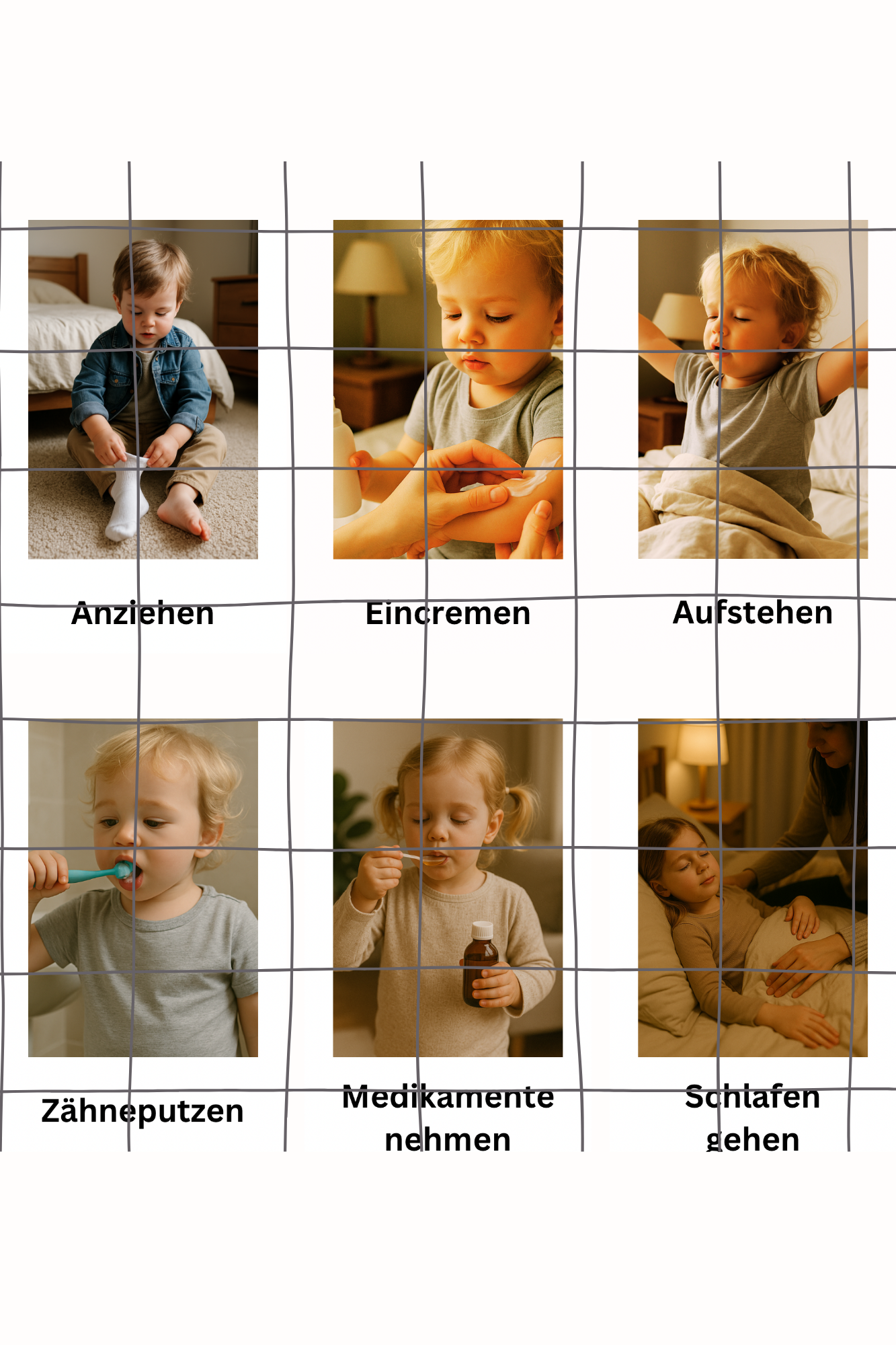 Alltags- und Routinenkarten für Kinder – Digitaler Download