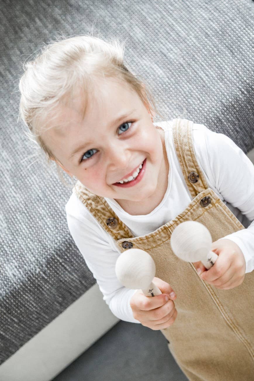 Maracas Rassel | Rassel | Babyspielzeug | Holzspielzeug