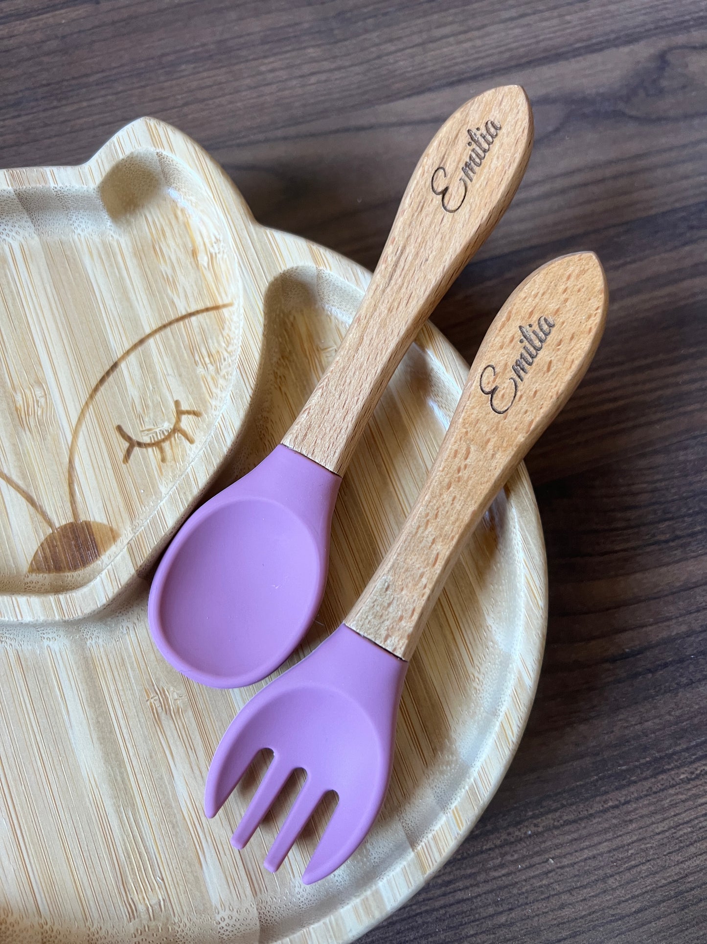 Set Gabel und Löffel, personalisiert y19