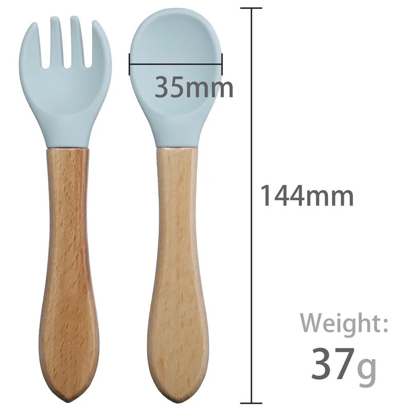 Set Gabel und Löffel, personalisiert y19