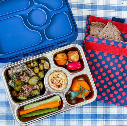 Yumbox Presto, 4er - Edelstahl Lunchbox | Brotdose für die Familie