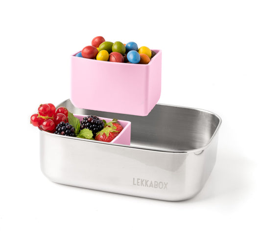 LEKKABOX Base Bento Cups, 2er Set | Silikon Förmchen für die Brotdose