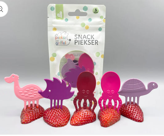 LAST CHANCE: PIEKSI 5ER SET "FAIRY BERRY" 🦔🐢🦕🐙