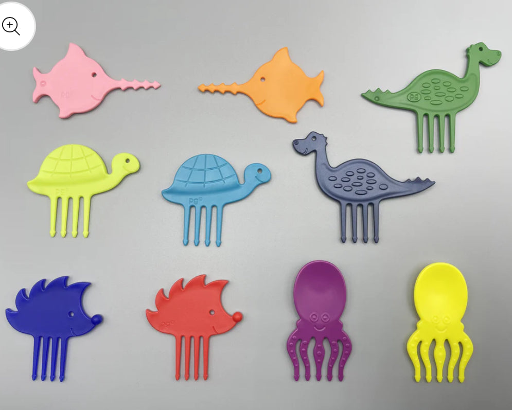 NUR HEUTE!!! NEU! PIEKSI 10ER SET "TROPICAL TEN" 🌴🦔🐢🐟🦕🐙