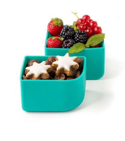 LEKKABOX Base Bento Cups, 2er Set | Silikon Förmchen für die Brotdose