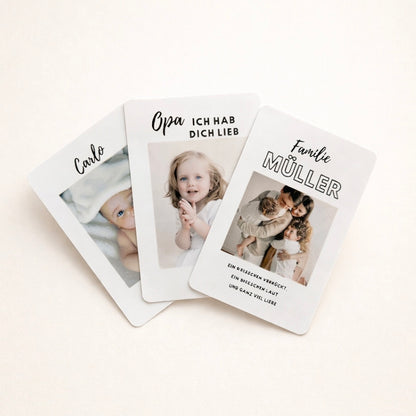 Foto Karten für den Geldbeutel | langlebig | unkaputtbar