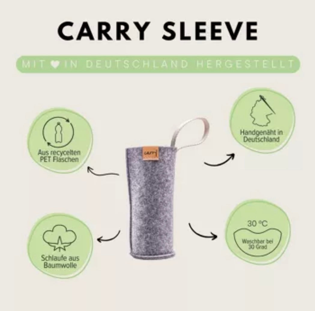 Filztasche für Trinkflasche - CARRY Bottle Sleeve 1,0l