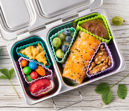 Bento Förmchen, 4er Set - LEKKABOX Triangle Cups