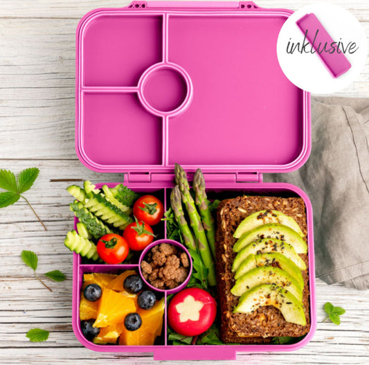 LEKKABOX Classic - Lunchbox mit 4 Fächern