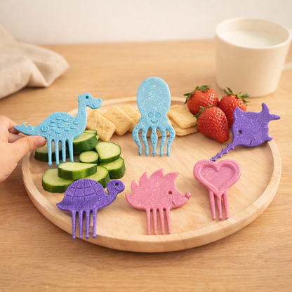 Neu 🌟 Itzi-Glitzi Pieksis – glitzernde Snack Piekser für Kinder