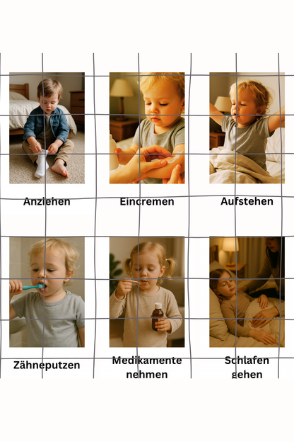 Alltags- und Routinenkarten für Kinder – Digitaler Download