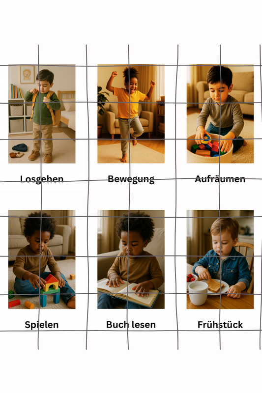 Alltags- und Routinenkarten für Kinder – Digitaler Download