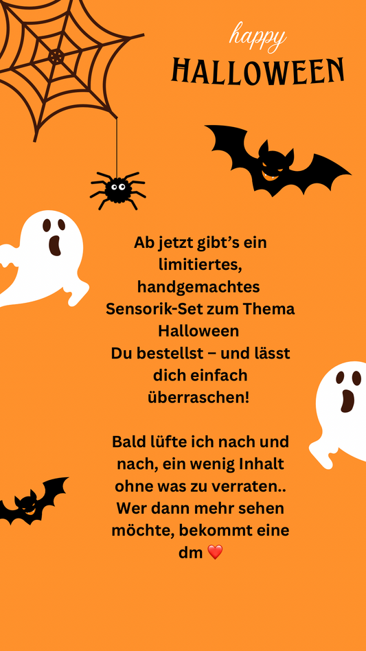 Herzrabauken Halloween Magie – Premium Sensorik-Erlebnis / PLASTIKFREI / handmade LIEFERUNG MITTE OKTOBER