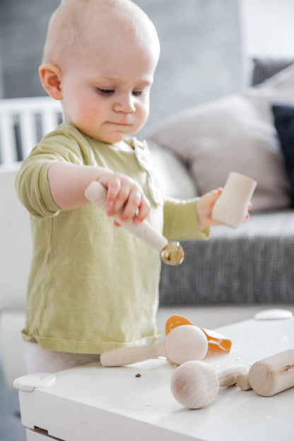 Musikspielzeug Baby Set "GlücksBaby" | Kinderinstrument Holz