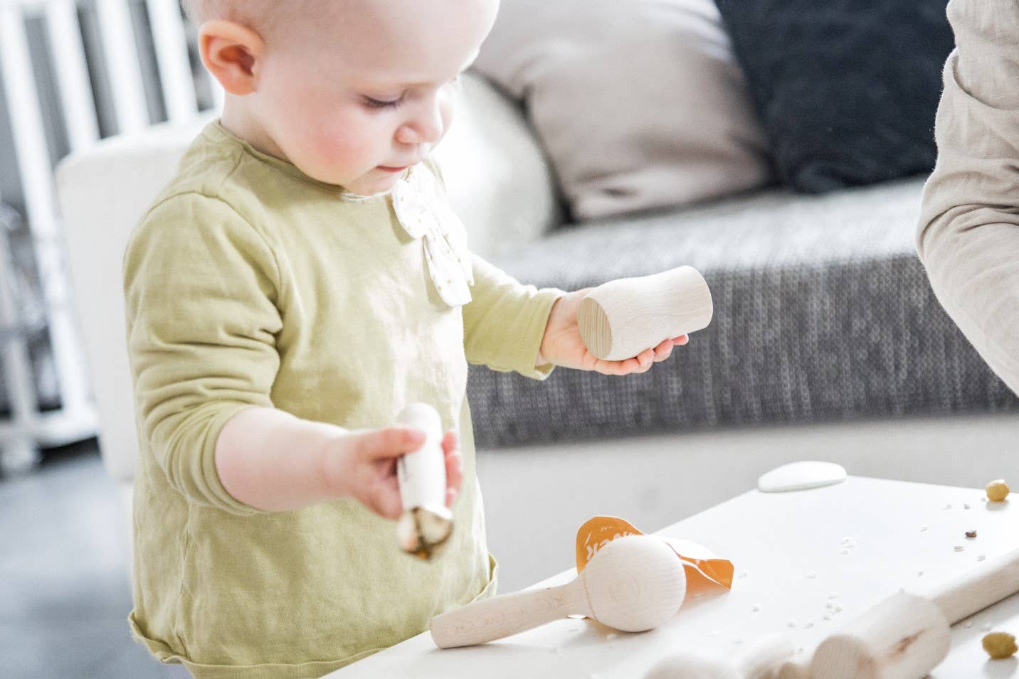 Musikspielzeug Baby Set "GlücksBaby" | Kinderinstrument Holz