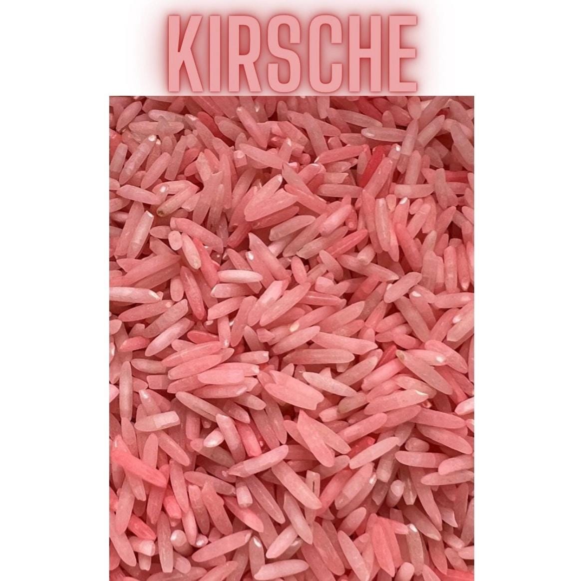 Farbiger Reis für Kinder | 200g Sensorikreis | Regenbogen-Spielmaterial zum Fühlen & Lernen
