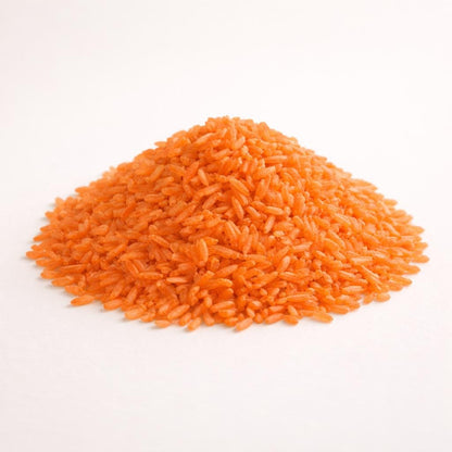 Duft Sensorik Reis für Kinder – Montessori Spielmaterial mit Baldini Duftöl | Sensory Play Rice 200g | Farbiger Reis