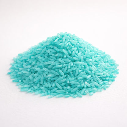 Duft Sensorik Reis für Kinder – Montessori Spielmaterial mit Baldini Duftöl | Sensory Play Rice 200g | Farbiger Reis