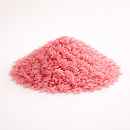 Duft Sensorik Reis für Kinder – Montessori Spielmaterial mit Baldini Duftöl | Sensory Play Rice 200g | Farbiger Reis